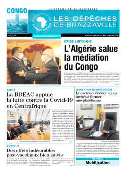 Les Dépêches de Brazzaville : Édition brazzaville du 14 septembre 2021