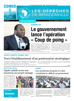 Les Dépêches de Brazzaville : Édition brazzaville du 15 octobre 2021