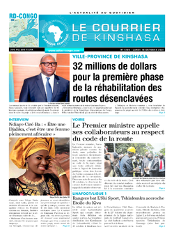 Les Dépêches de Brazzaville : Édition brazzaville du 18 octobre 2021