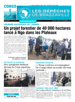Les Dépêches de Brazzaville : Édition brazzaville du 08 novembre 2021