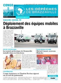 Les Dépêches de Brazzaville : Édition brazzaville du 23 novembre 2021