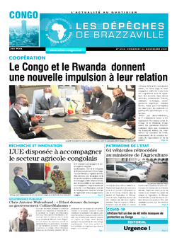 Les Dépêches de Brazzaville : Édition brazzaville du 26 novembre 2021