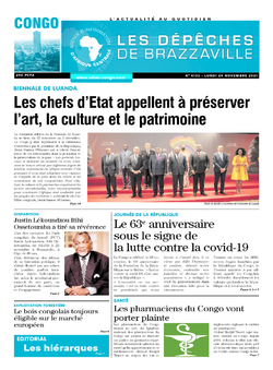 Les Dépêches de Brazzaville : Édition brazzaville du 29 novembre 2021