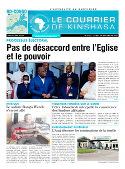 Les Dépêches de Brazzaville : Édition brazzaville du 29 novembre 2021