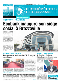 Les Dépêches de Brazzaville : Édition brazzaville du 30 novembre 2021