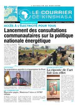 Les Dépêches de Brazzaville : Édition brazzaville du 01 décembre 2021