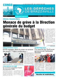 Les Dépêches de Brazzaville : Édition brazzaville du 03 décembre 2021