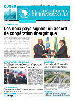 Les Dépêches de Brazzaville : Édition brazzaville du 07 décembre 2021