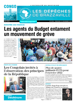 Les Dépêches de Brazzaville : Édition brazzaville du 10 décembre 2021