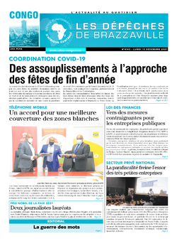 Les Dépêches de Brazzaville : Édition brazzaville du 13 décembre 2021