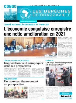 Les Dépêches de Brazzaville : Édition brazzaville du 15 décembre 2021