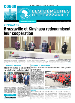 Les Dépêches de Brazzaville : Édition brazzaville du 21 décembre 2021