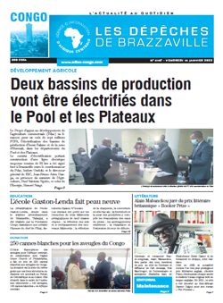Les Dépêches de Brazzaville : Édition brazzaville du 14 janvier 2022