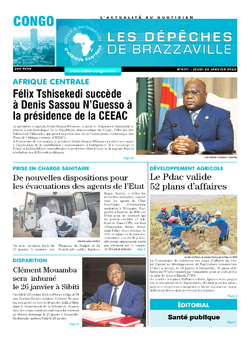 Les Dépêches de Brazzaville : Édition brazzaville du 20 janvier 2022