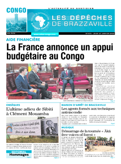Les Dépêches de Brazzaville : Édition brazzaville du 27 janvier 2022