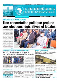 Les Dépêches de Brazzaville : Édition brazzaville du 02 février 2022