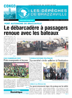 Les Dépêches de Brazzaville : Édition brazzaville du 09 février 2022