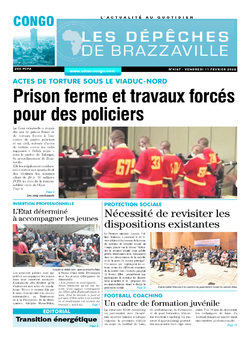 Les Dépêches de Brazzaville : Édition brazzaville du 11 février 2022