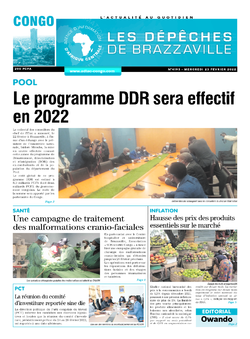 Les Dépêches de Brazzaville : Édition brazzaville du 23 février 2022