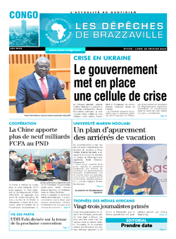 Les Dépêches de Brazzaville : Édition brazzaville du 28 février 2022