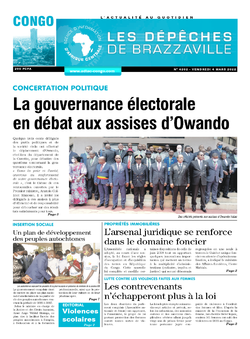 Les Dépêches de Brazzaville : Édition brazzaville du 04 mars 2022
