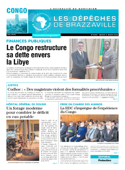Les Dépêches de Brazzaville : Édition brazzaville du 08 mars 2022