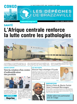 Les Dépêches de Brazzaville : Édition brazzaville du 15 mars 2022