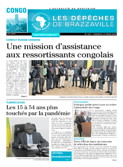 Les Dépêches de Brazzaville : Édition brazzaville du 25 mars 2022