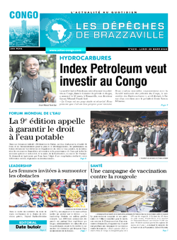 Les Dépêches de Brazzaville : Édition brazzaville du 28 mars 2022