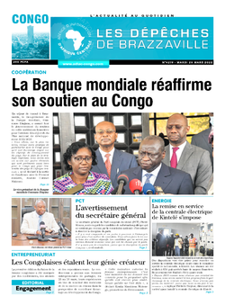 Les Dépêches de Brazzaville : Édition brazzaville du 29 mars 2022