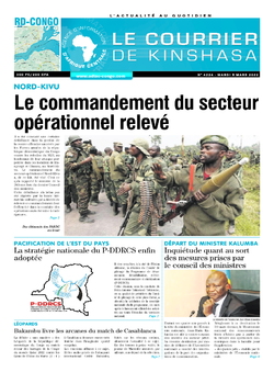 Les Dépêches de Brazzaville : Édition brazzaville du 05 avril 2022