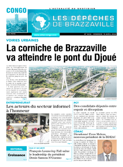 Les Dépêches de Brazzaville : Édition brazzaville du 15 avril 2022