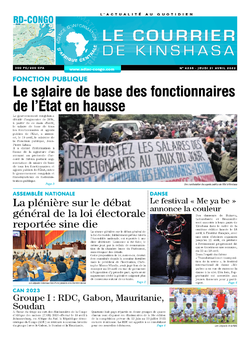Les Dépêches de Brazzaville : Édition le courrier de kinshasa du 21 avril 2022