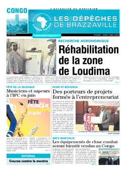Les Dépêches de Brazzaville : Édition brazzaville du 05 mai 2022