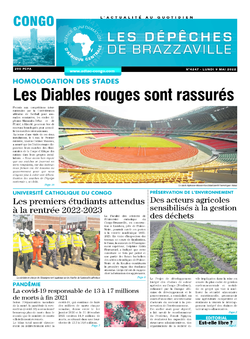Les Dépêches de Brazzaville : Édition brazzaville du 09 mai 2022