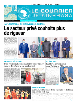 Les Dépêches de Brazzaville : Édition le courrier de kinshasa du 09 mai 2022