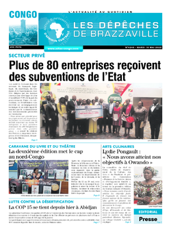 Les Dépêches de Brazzaville : Édition brazzaville du 10 mai 2022