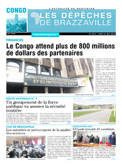 Les Dépêches de Brazzaville : Édition brazzaville du 23 mai 2022