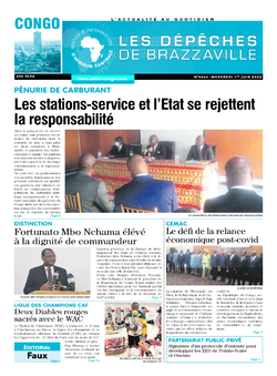 Les Dépêches de Brazzaville : Édition brazzaville du 01 juin 2022