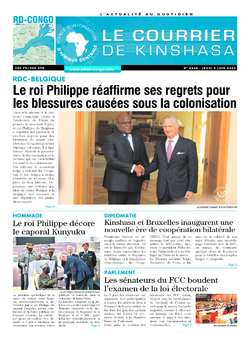 Les Dépêches de Brazzaville : Édition le courrier de kinshasa du 09 juin 2022