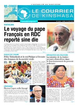Les Dépêches de Brazzaville : Édition le courrier de kinshasa du 13 juin 2022
