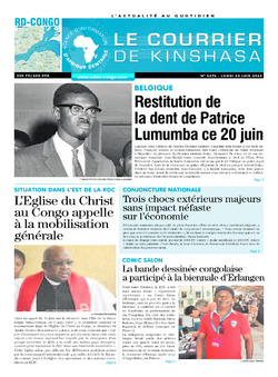 Les Dépêches de Brazzaville : Édition le courrier de kinshasa du 20 juin 2022