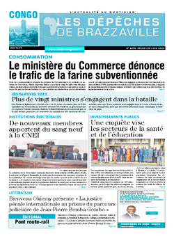 Les Dépêches de Brazzaville : Édition brazzaville du 28 juin 2022