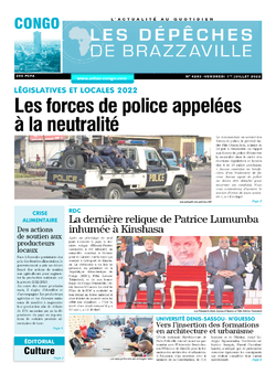 Les Dépêches de Brazzaville : Édition brazzaville du 01 juillet 2022