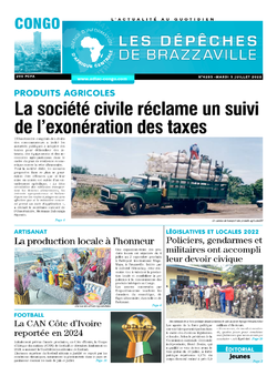 Les Dépêches de Brazzaville : Édition brazzaville du 05 juillet 2022