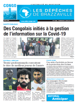 Les Dépêches de Brazzaville : Édition brazzaville du 08 juillet 2022