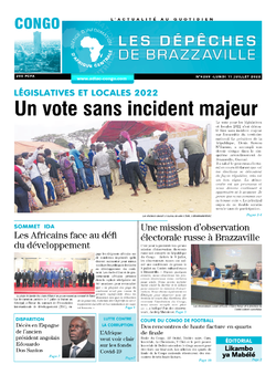 Les Dépêches de Brazzaville : Édition brazzaville du 11 juillet 2022