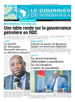 Les Dépêches de Brazzaville : Édition le courrier de kinshasa du 18 juillet 2022