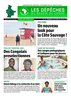 Les Dépêches de Brazzaville : Édition du 6e jour du 23 juillet 2022