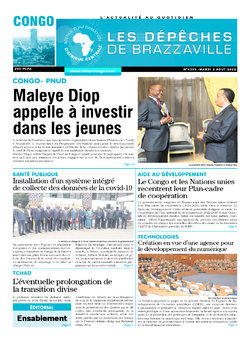 Les Dépêches de Brazzaville : Édition brazzaville du 02 août 2022